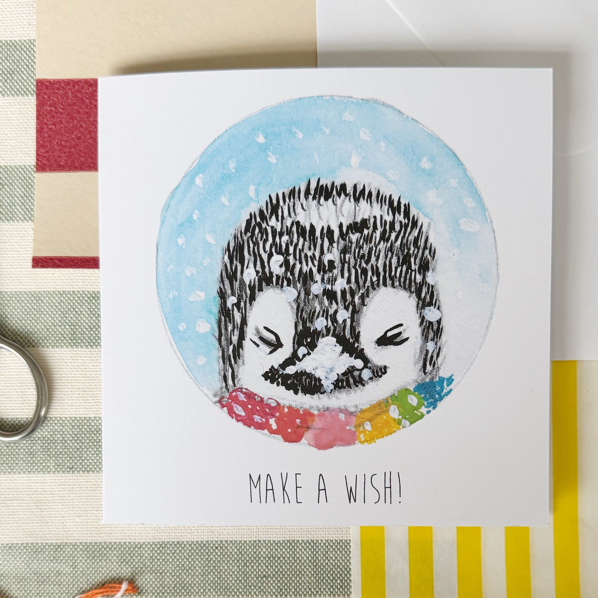 Penguin Christmas Card