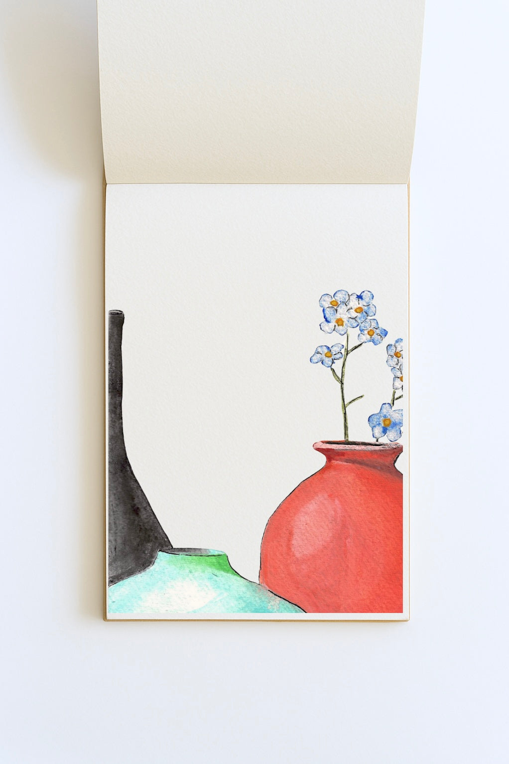 Forget me not still life- Original A5 Print
