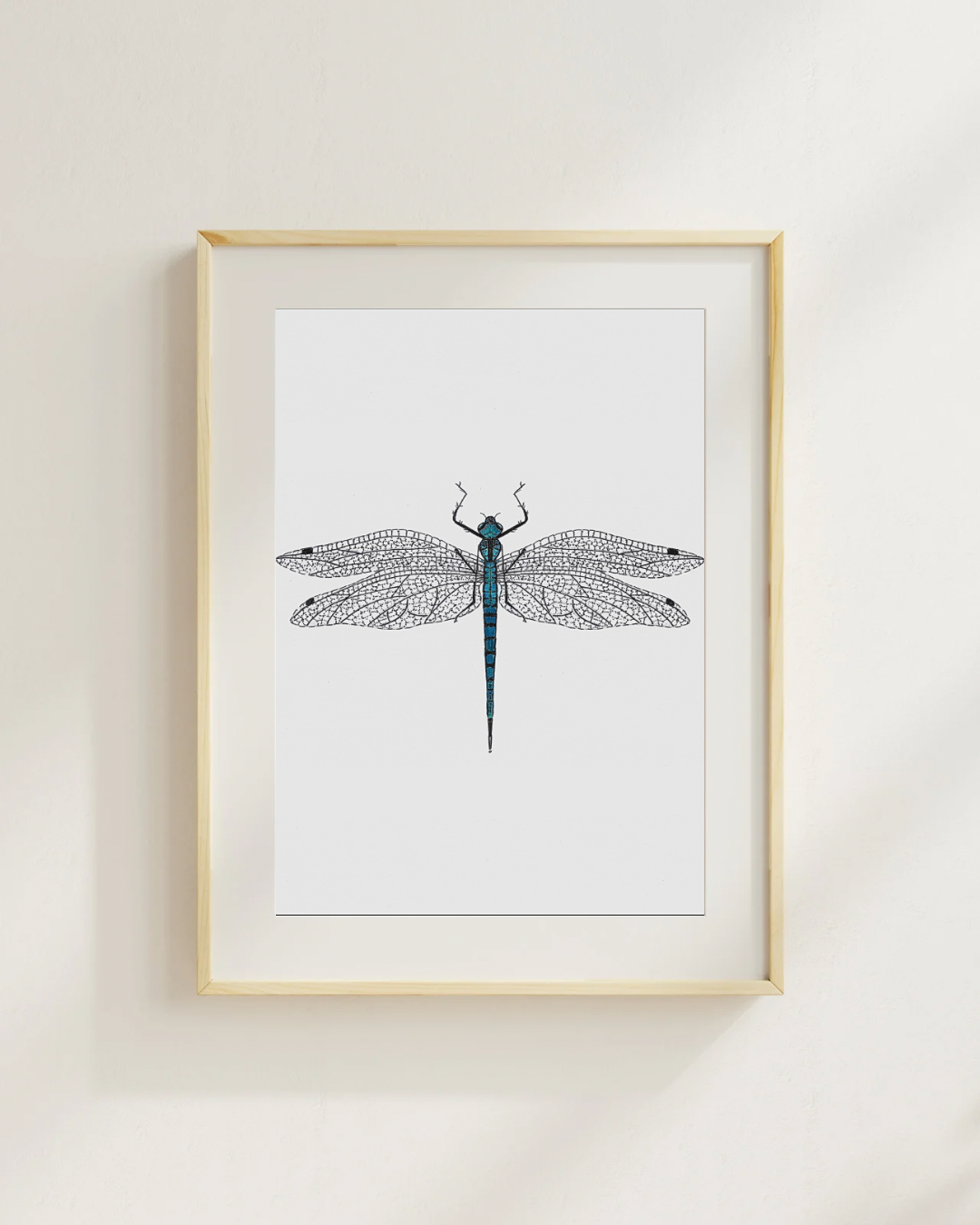Dragonfly Signed Print-A5
