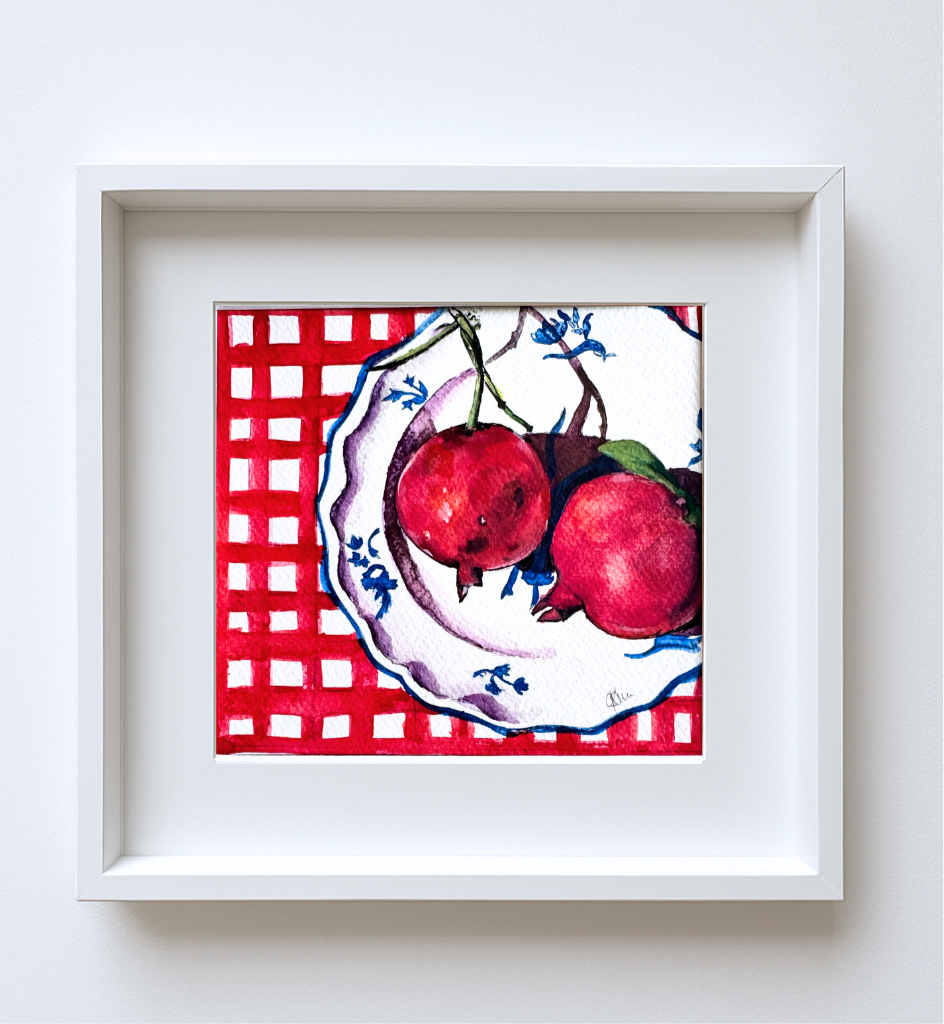 Seeds of Hope: Pomegranates-150 mm x 170 mm