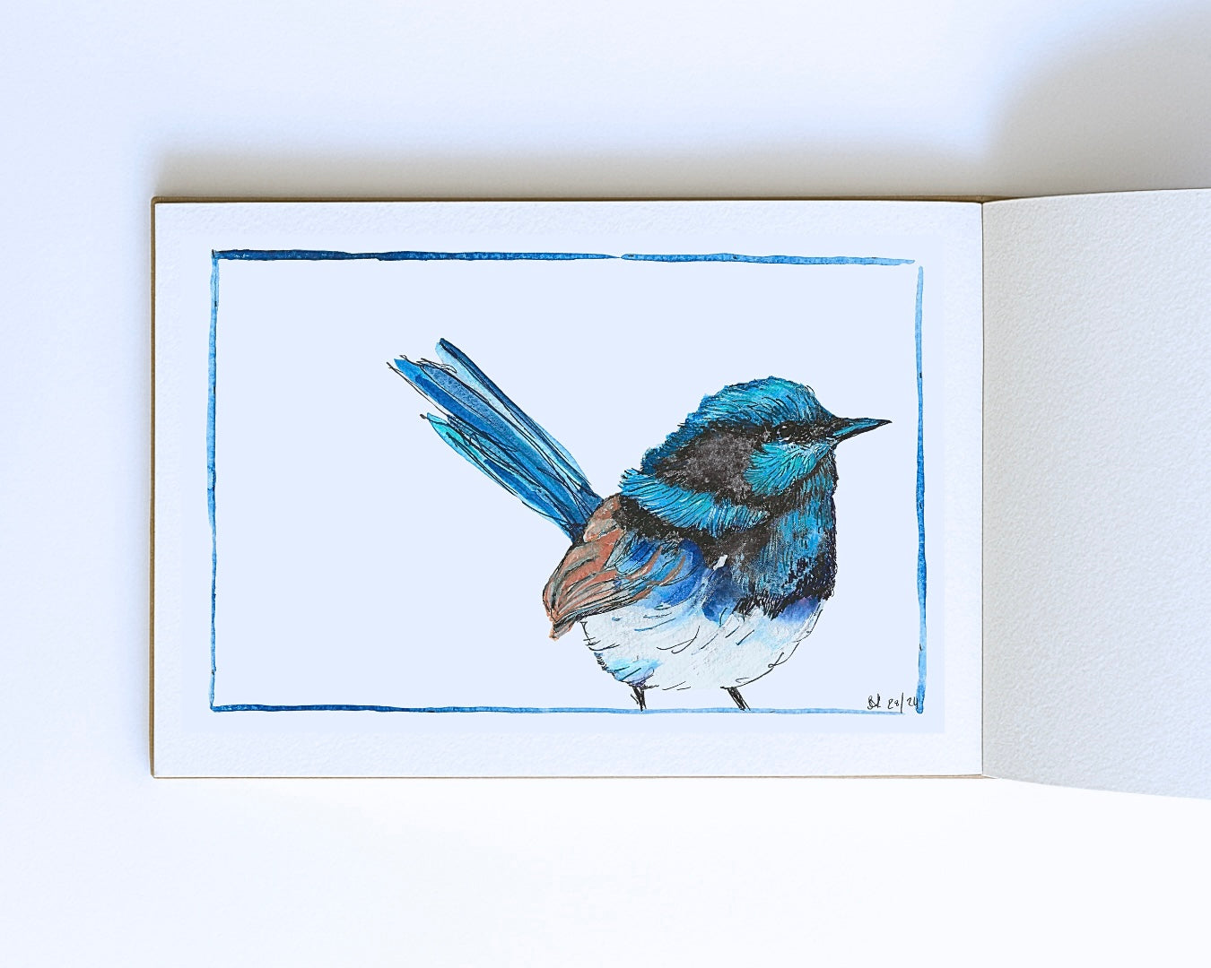 Fairy Wren Signed Print-A5
