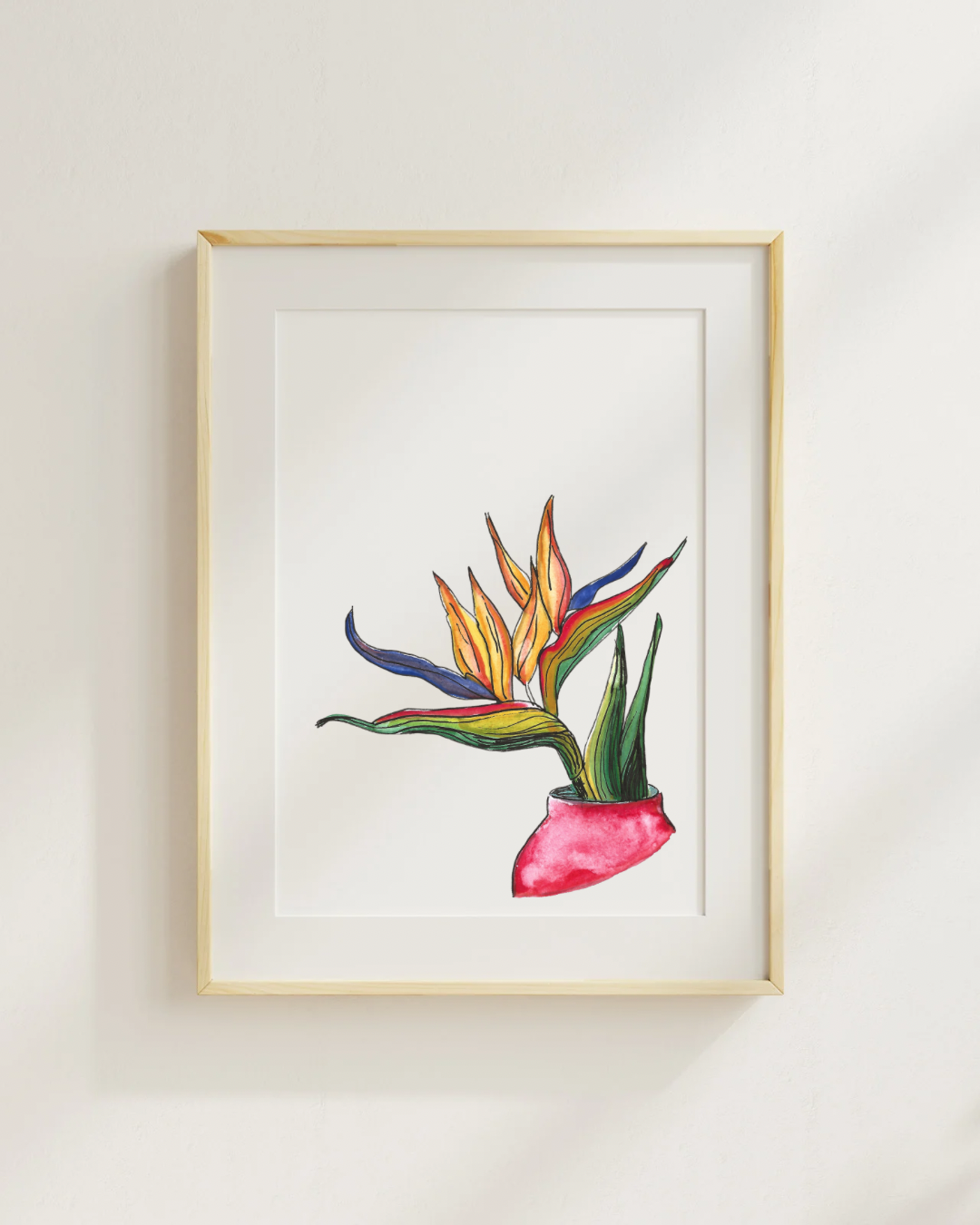 Bird of Paradise – Original A5 Print
