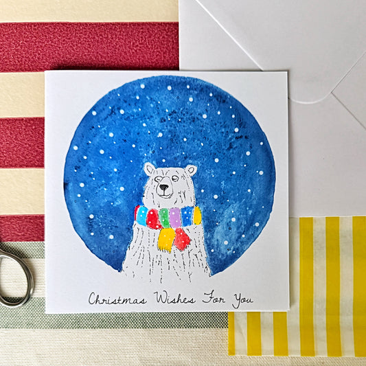 Polar Bear Christmas Card