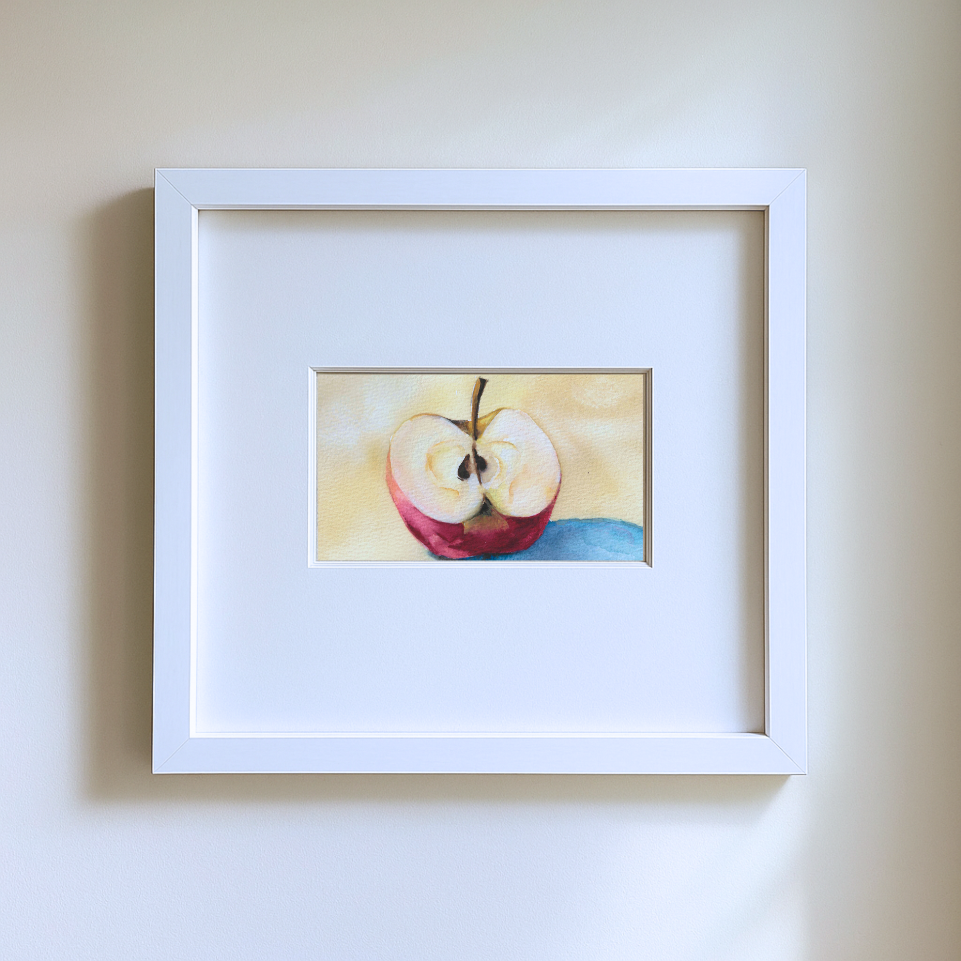 “Apple” – Original Watercolour | Rainbow Raindrops-148 mm × 210 mm