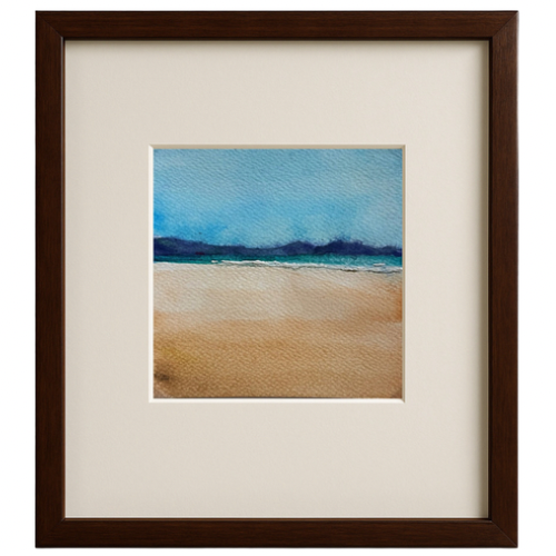 Newborough Beach, Anglesey – Framed Watercolor Landscape