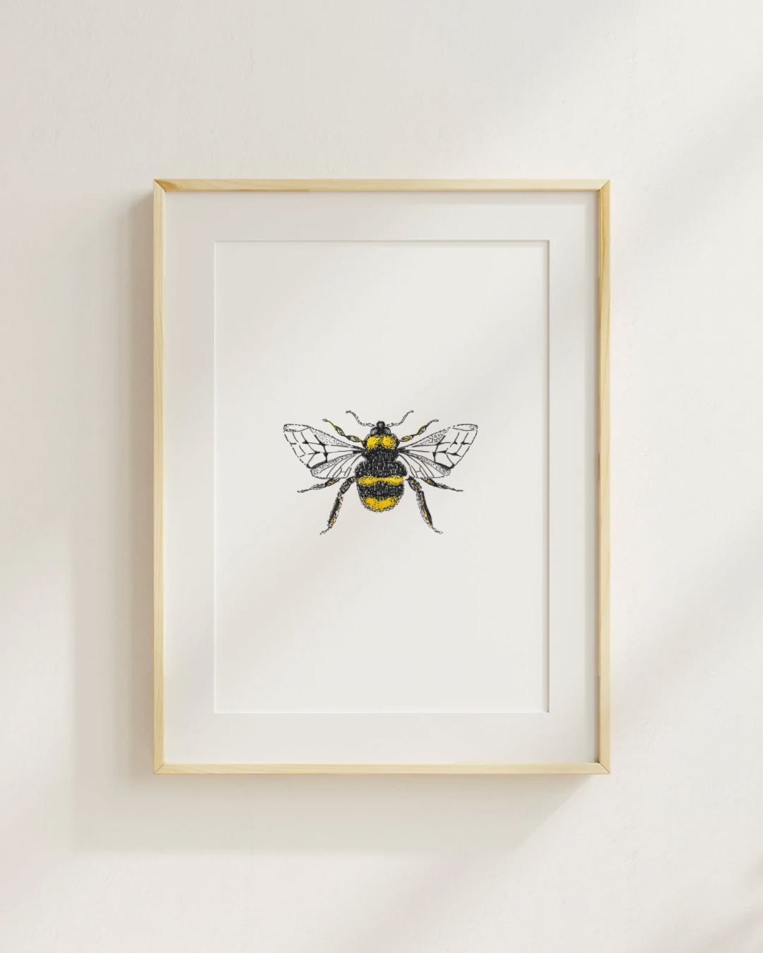 Garden Bumble Bee Print-A5