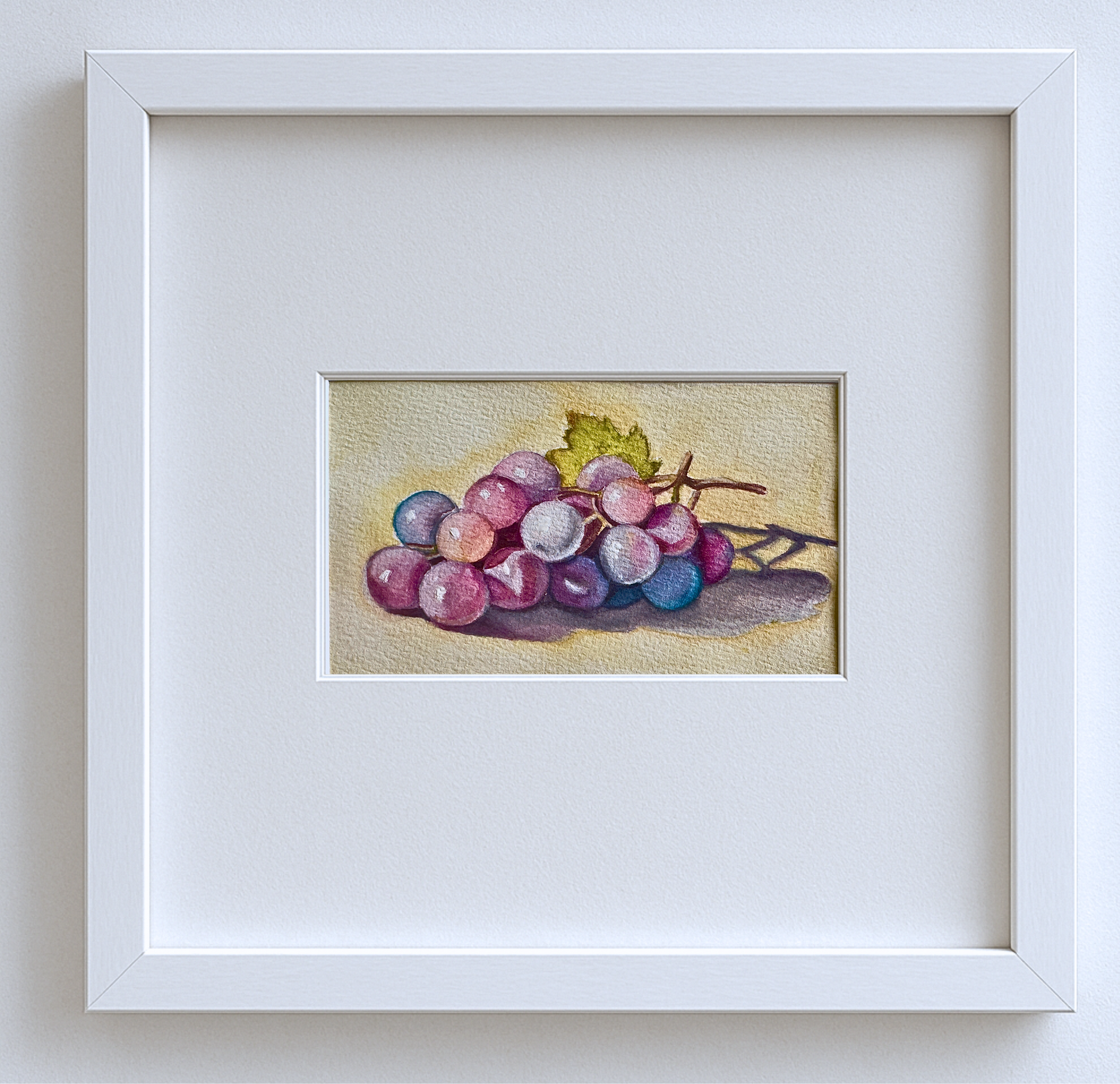Grapes in Light– Original Watercolour Painting