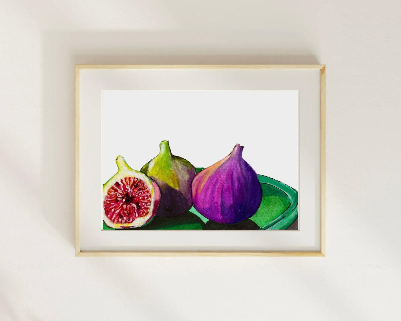 Figs in Soft Light A5 Print