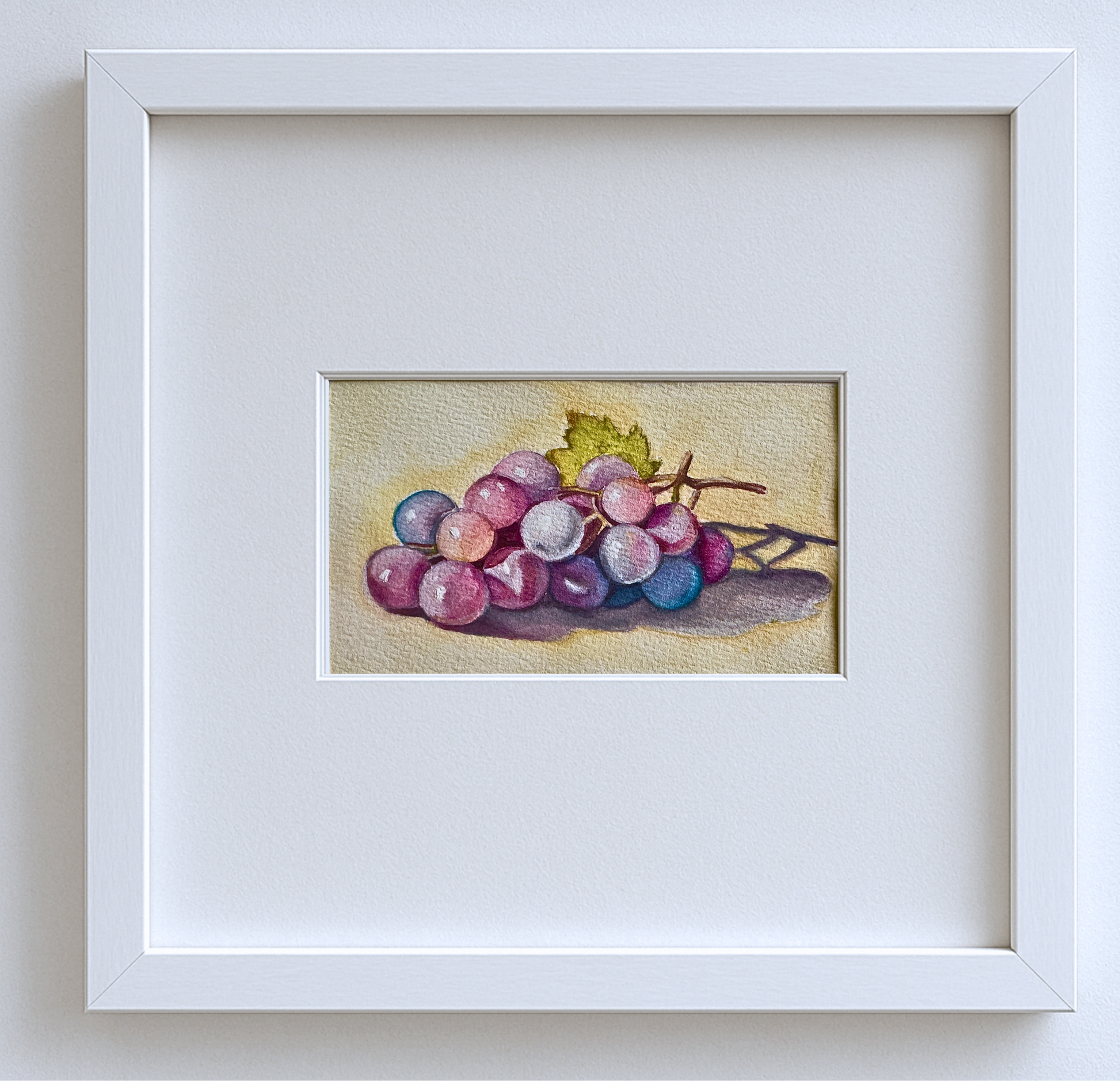 Grapes in Light– Original Watercolour Painting