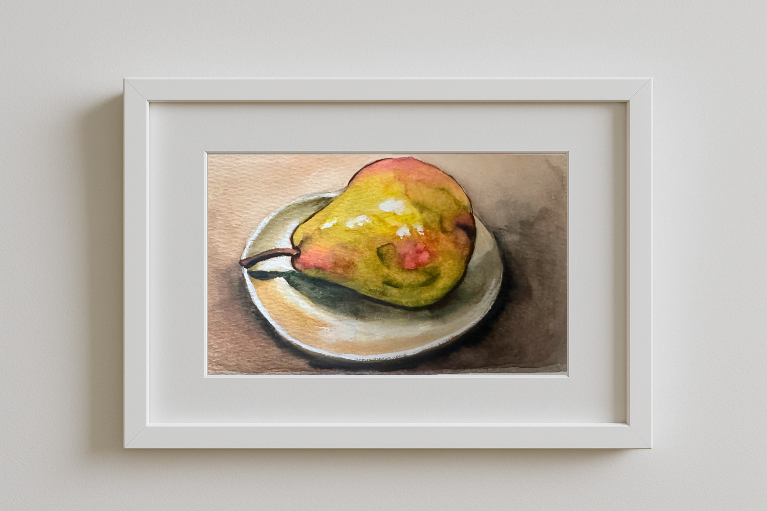 The Weight of Quiet – Framed Original Watercolour Painting