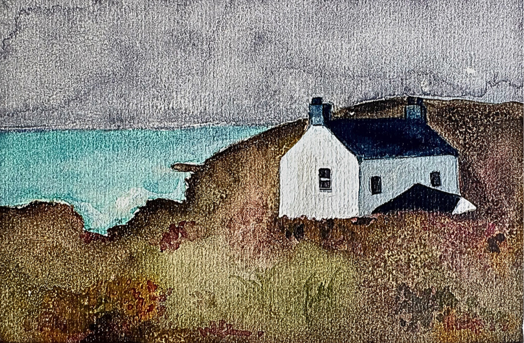 Lonely Cottage — A5 art print (signed)