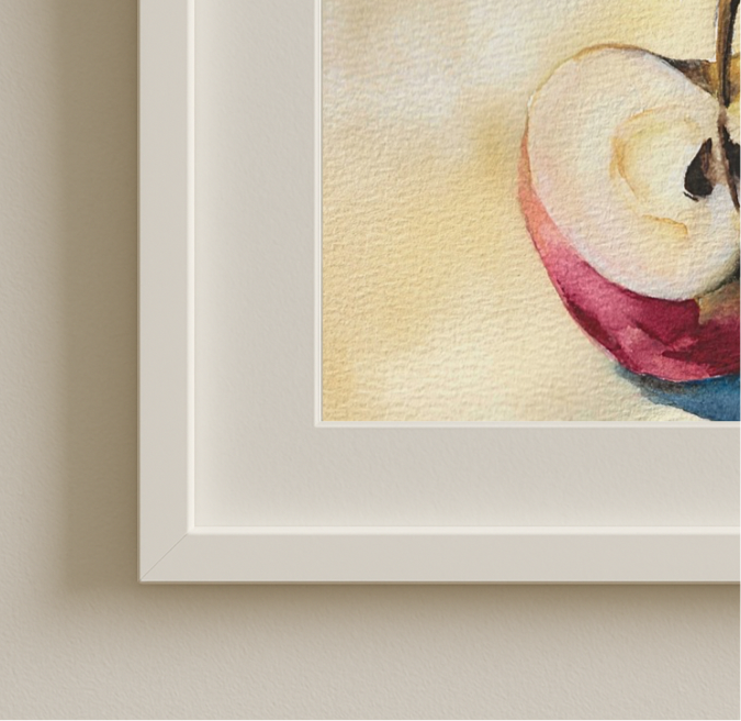 “Apple” – Original Watercolour | Rainbow Raindrops-148 mm × 210 mm