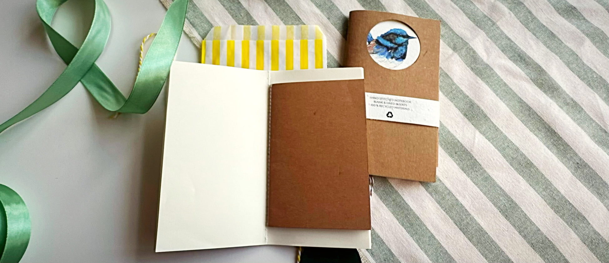 Wild heart Handmade Mini Journal – Hand-Stitched Notebook