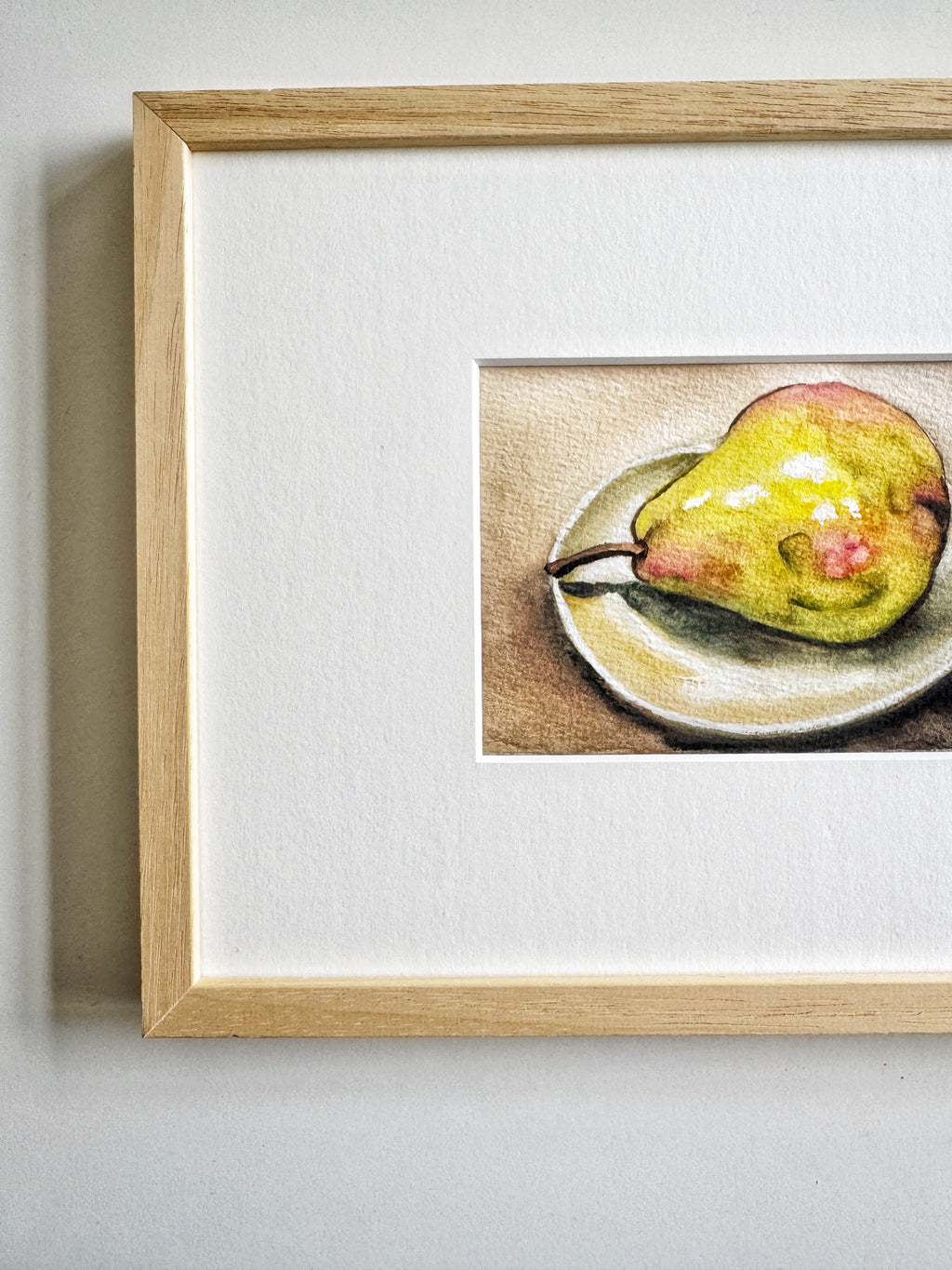 The Weight of Quiet – Framed Original Watercolour Painting