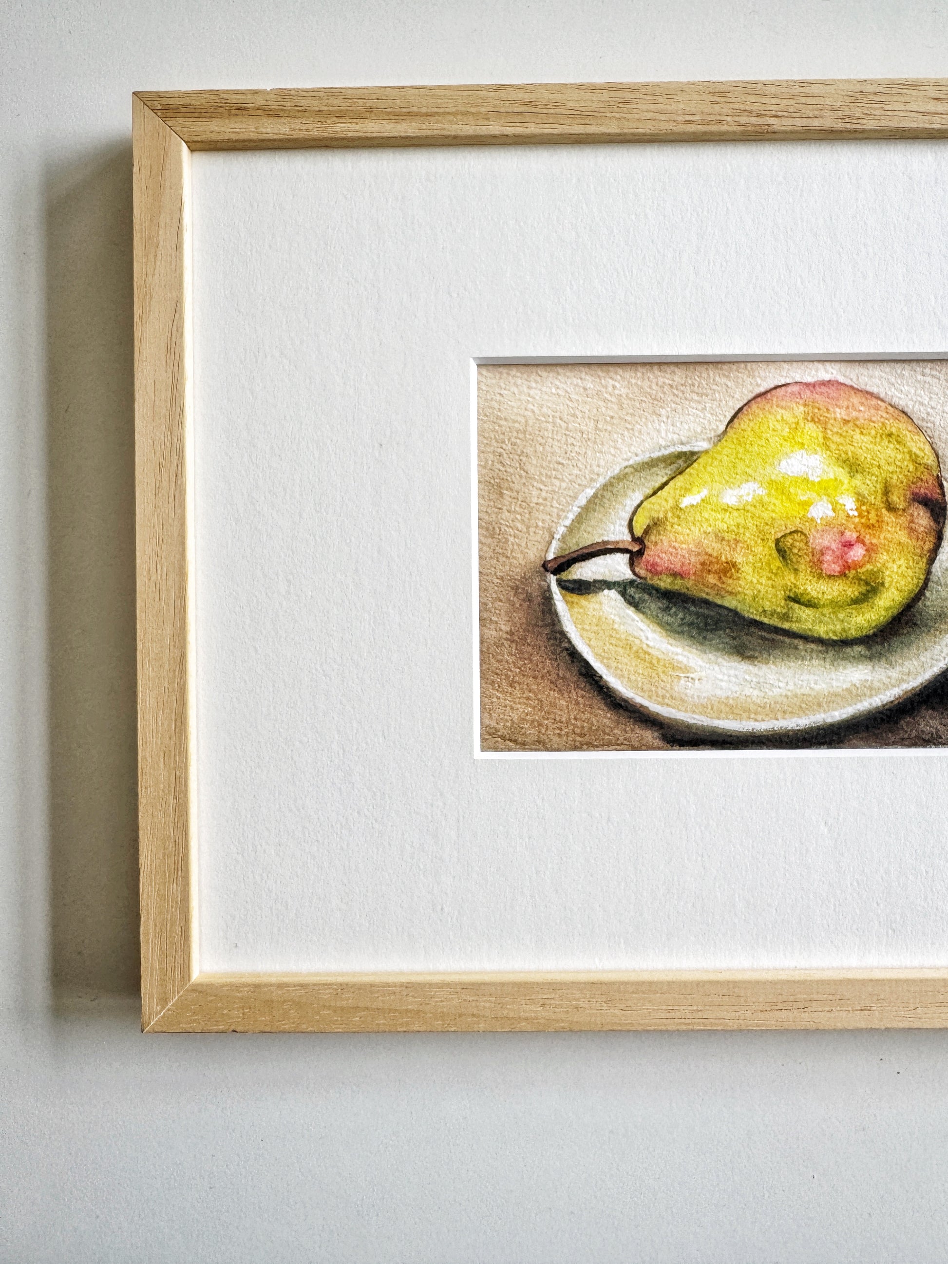 The Weight of Quiet – Framed Original Watercolour Painting